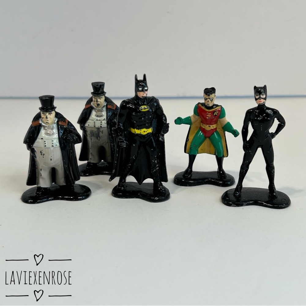 Vintage 1992 Batman Returns Die Cast Figurines